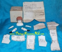 Image for China Doll Kit “Meg” Tasha Tudor (COMPLETE w/ all Pattern Pieces & Instructions) in Original Box Vintage 1981 <b><span style='color:red'>*****PRIORITY MAIL SHIPPING INCLUDED – DOMESTIC ORDERS ONLY!*****</span></b><span style='color:purple'>